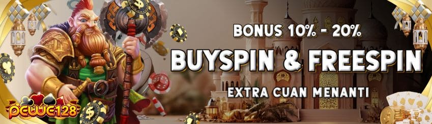 BONUS SLOT FREE SPIN 20% & BUY SPIN 10%