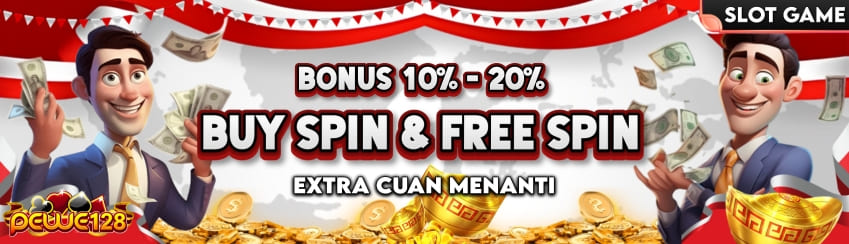 BONUS SLOT FREE SPIN 20% & BUY SPIN 10%