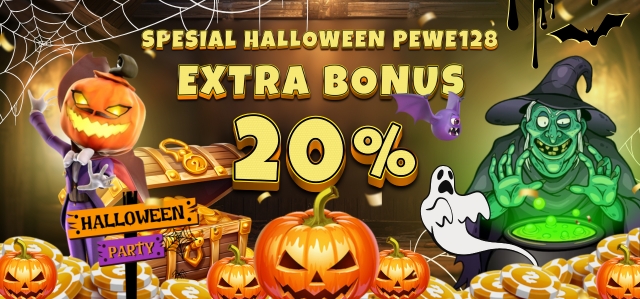 BONUS DAILY SPESIAL EVENT HALLOWEEN 20%