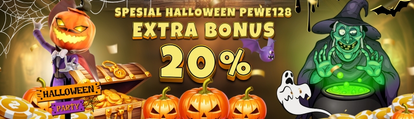 BONUS DAILY SPESIAL EVENT HALLOWEEN 20%